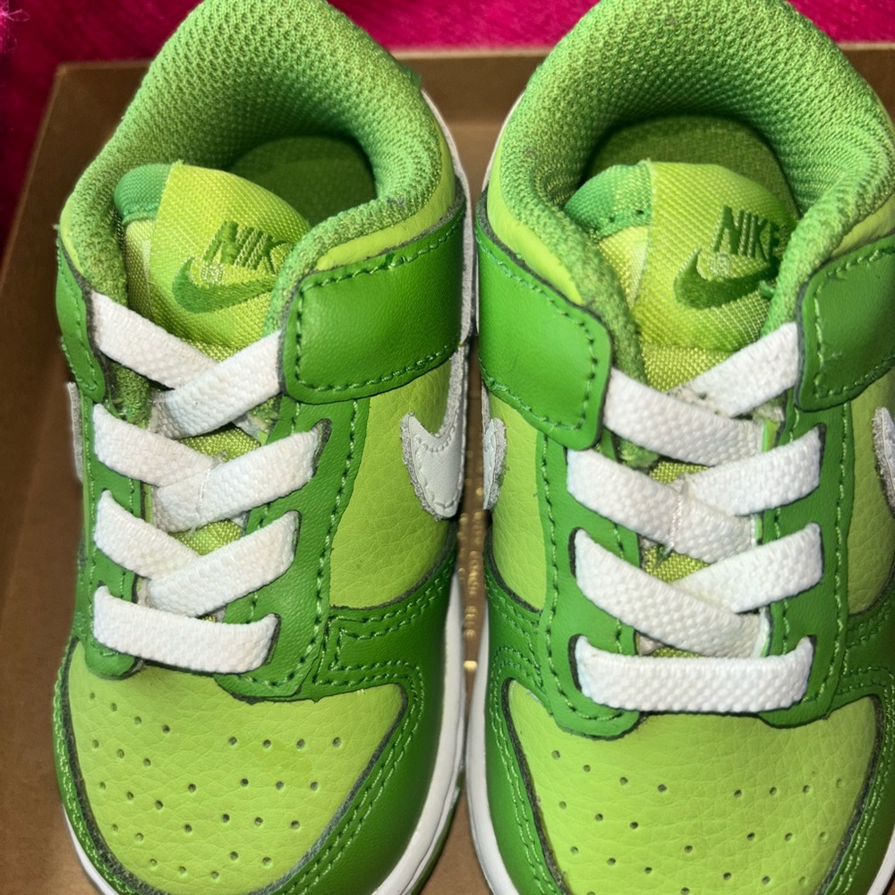 Nike Kids Bright Green Sneakers
